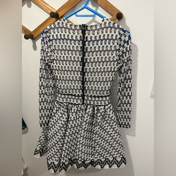 NWOT-Maje Royan Dress Women's Medium Long Sleeve Lace Embroidered Patterned - Picture 7 of 10